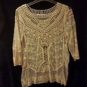 Maurice's Lace Top Excellent Condition